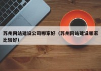 苏州网站建设公司哪家好（苏州网站建设哪家比较好）